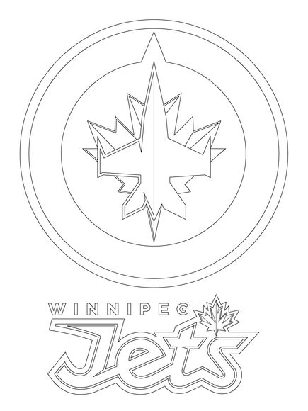 Winnipeg Jets Coloring Pages