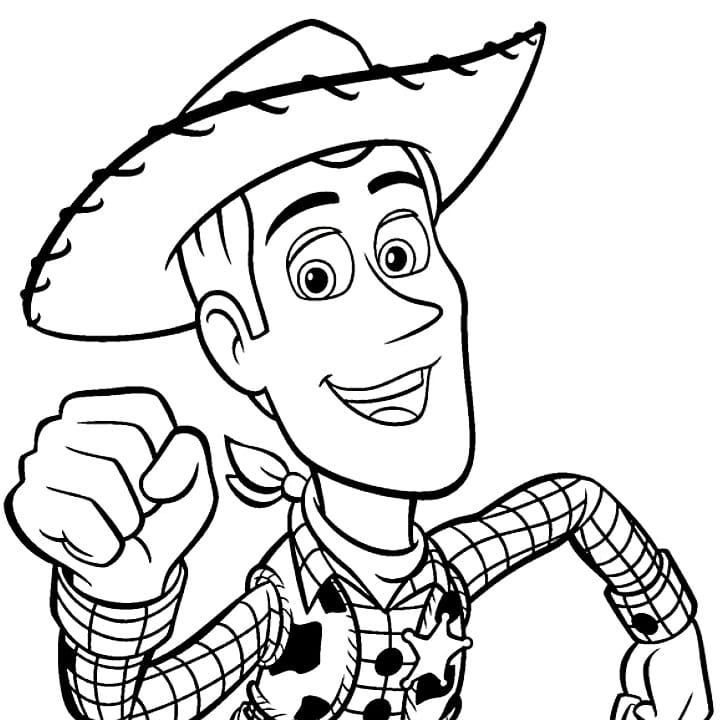 Woody Toy Story Coloring Pages