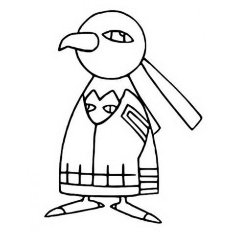 Xatu Coloring Page