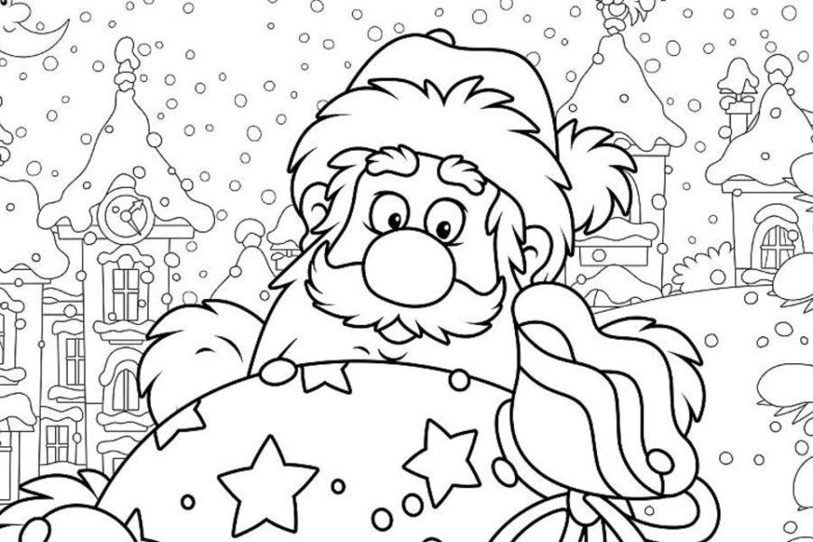 Xmas Coloring Page