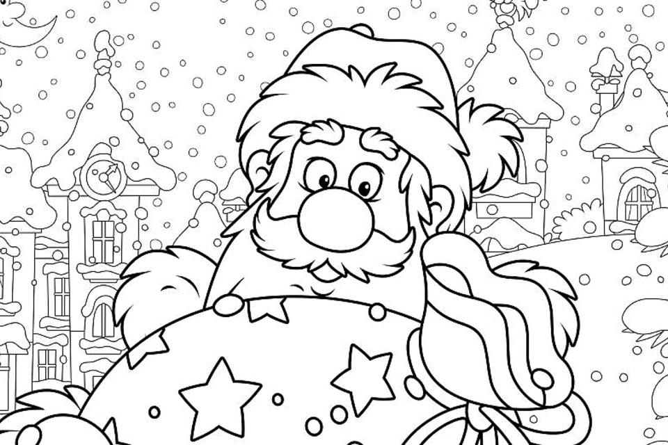 Xmas Coloring Page