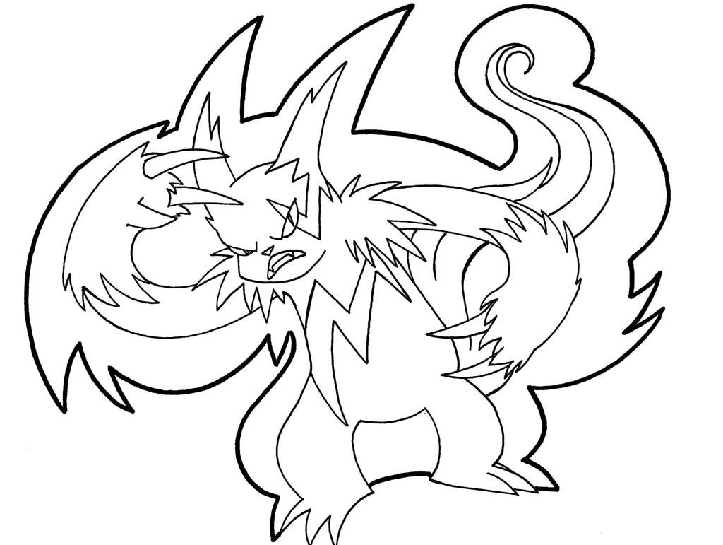 Zangoose Coloring Page