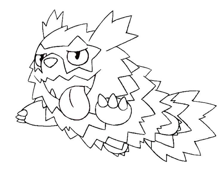 Zigzagoon Coloring Page