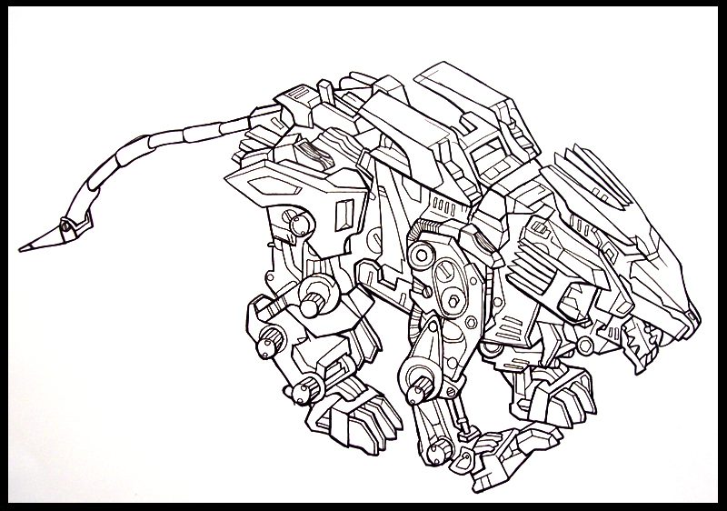 Zoids Coloring Page