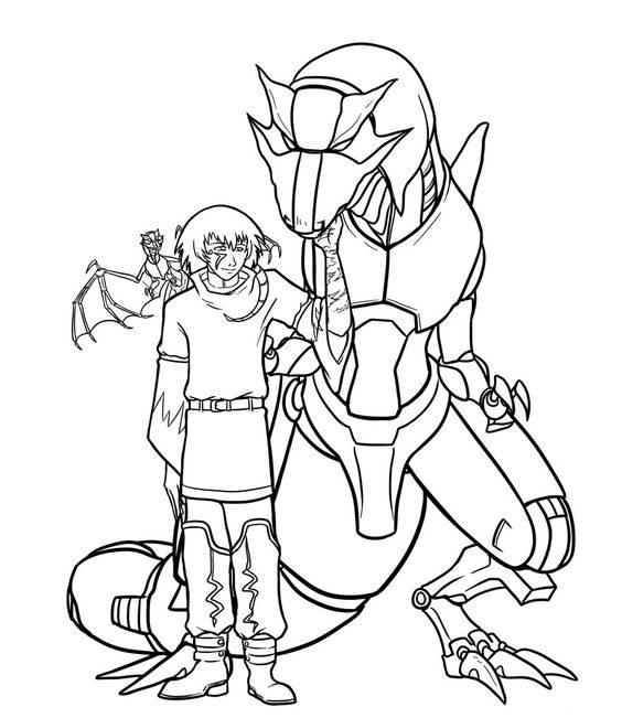 Zoids Coloring Pages Free