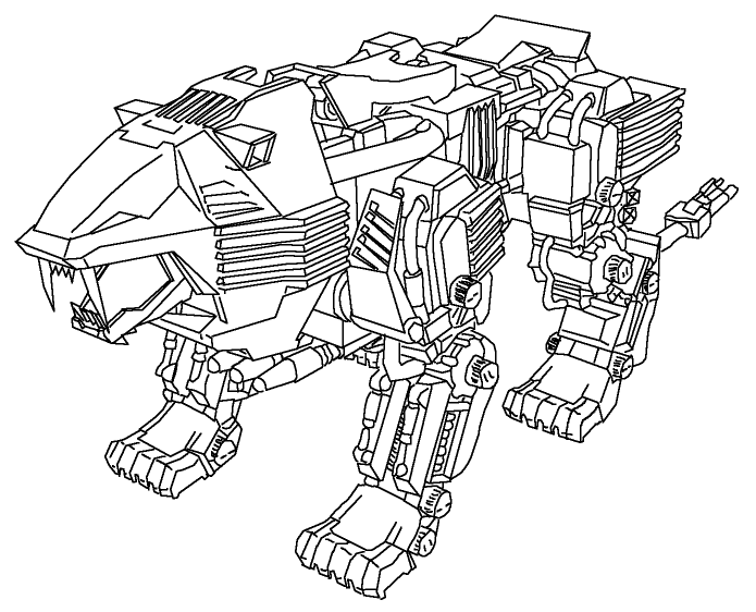Zoids Coloring Pages