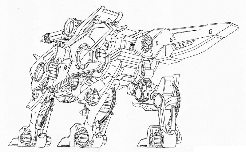 Zoids Coloring Page Free