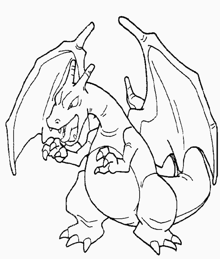 Charizard Coloring Pages Free