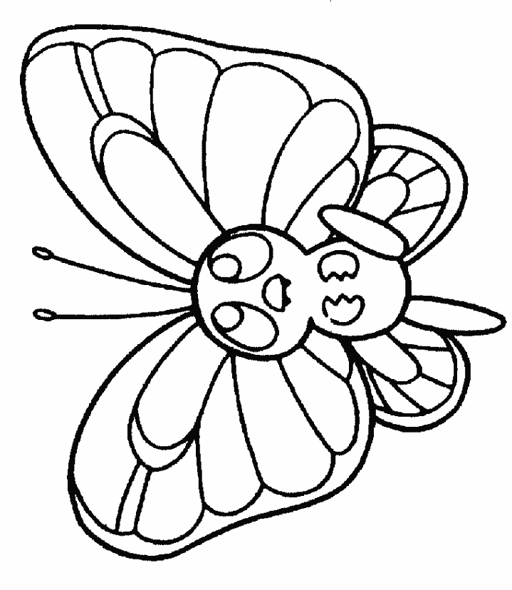 Butterfree Coloring Pages