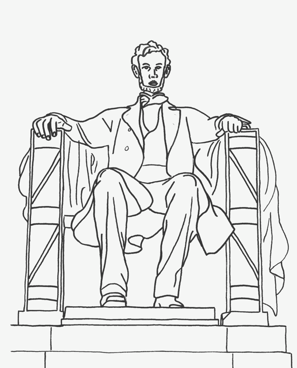 Coloring Pages Of Abraham Lincoln 6