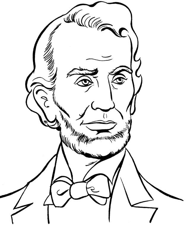 Abraham Lincoln Coloring Pages Free