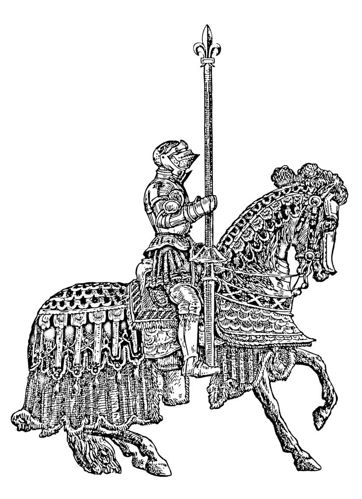 Adult Coloring Pages King Henry Iron Horse