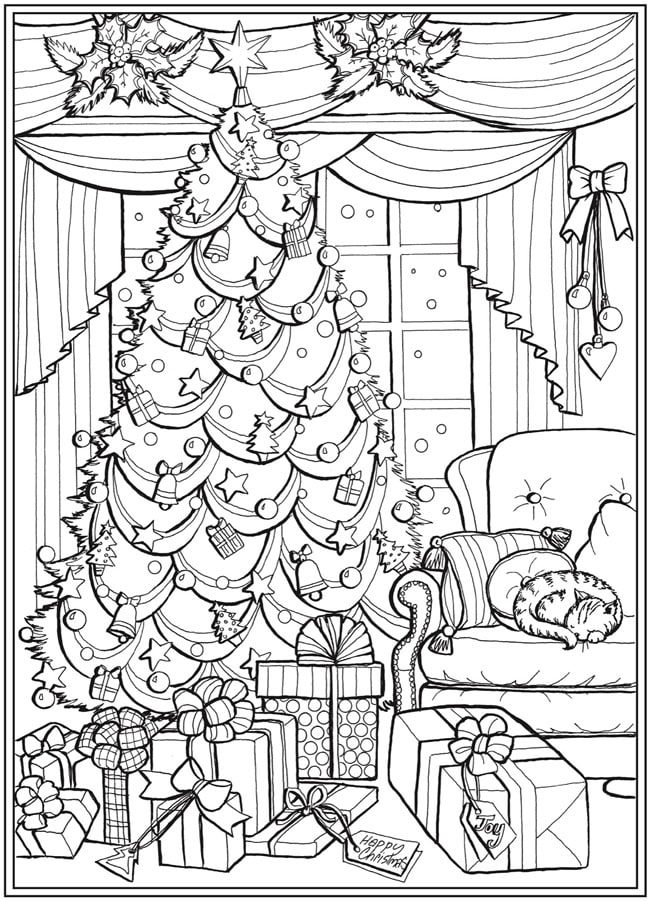 adult-coloring-pages-winter-trees