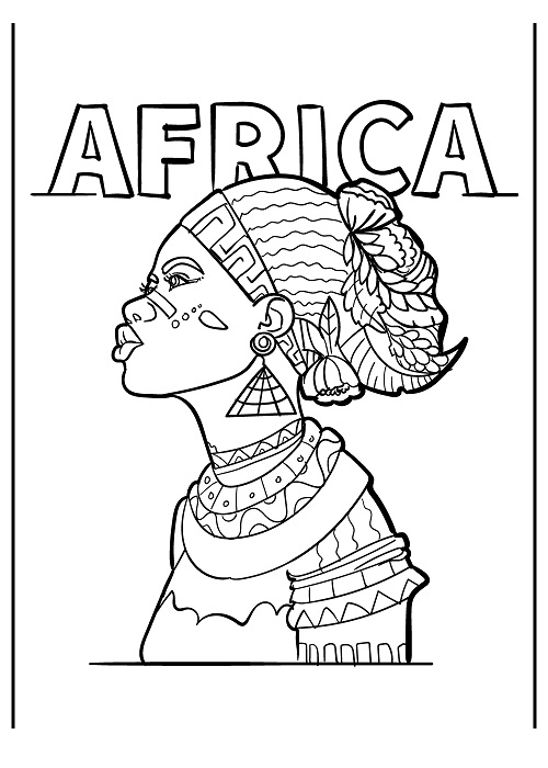 Africa Coloring Pages