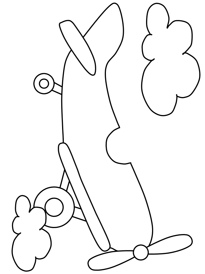 Monoplane Coloring Pages