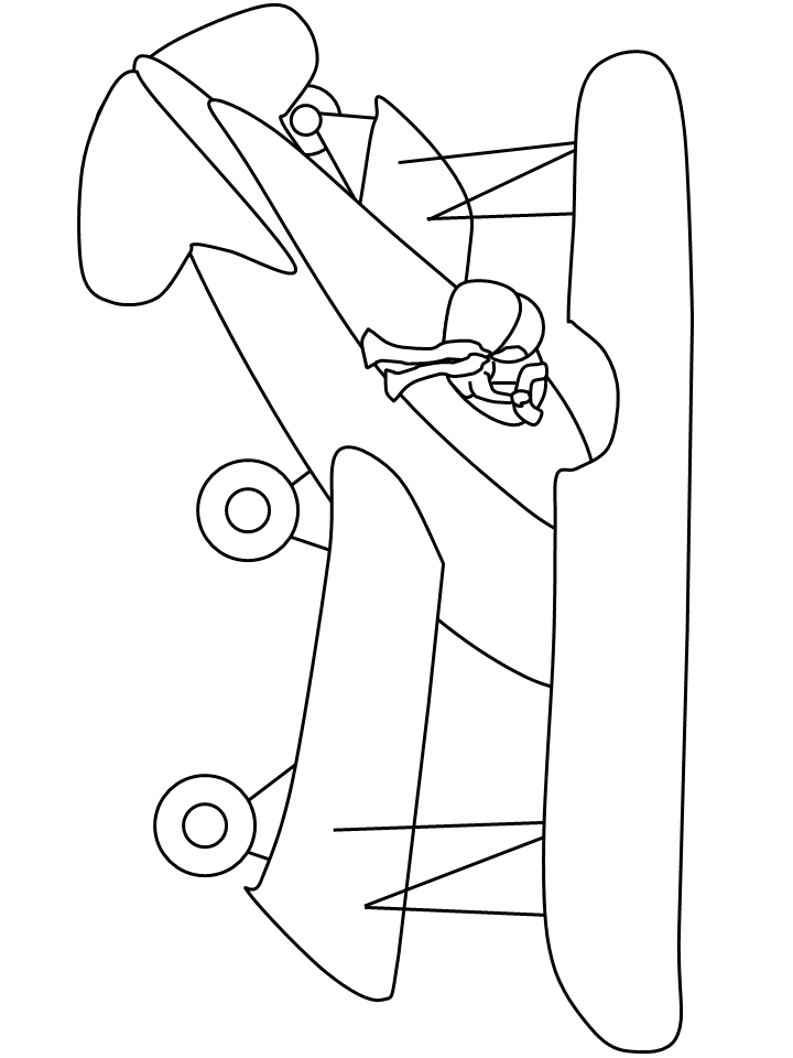 Cessna Plane Coloring Page