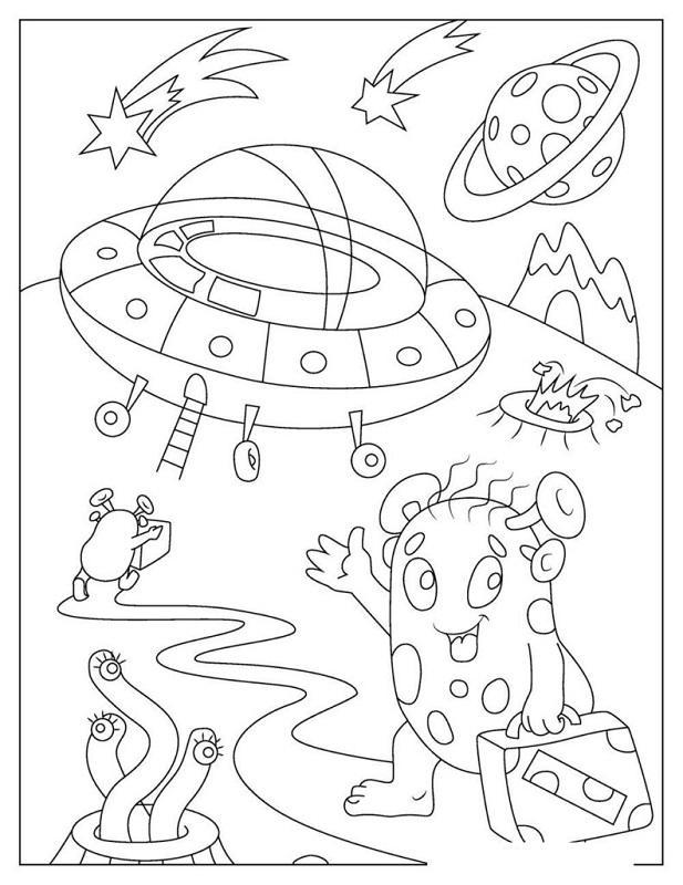 Alia's Mission Coloring Page