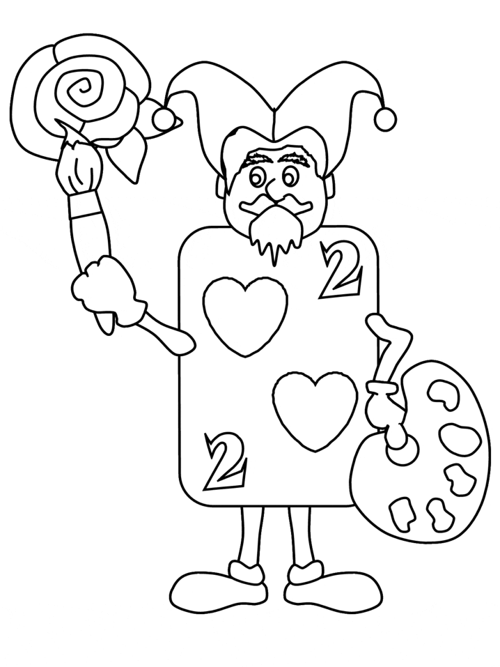 Alice Cartoons Printable Coloring Pages