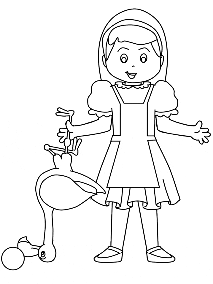 Alice Alice2 Cartoons Coloring Pages