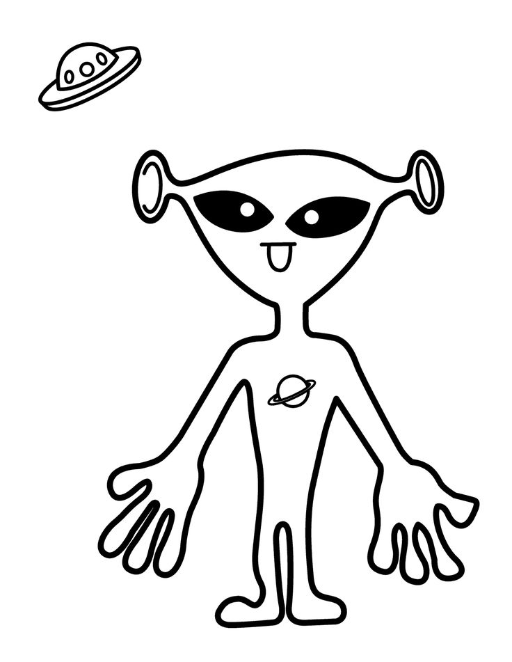 Alien Coloring Pages Pdf