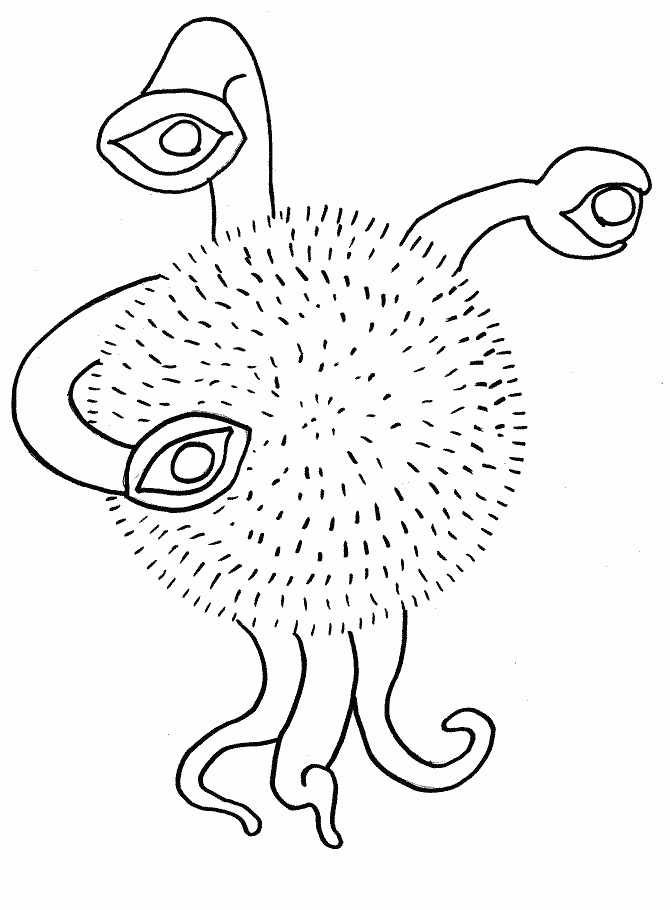 Alien Coloring Pages For Kids