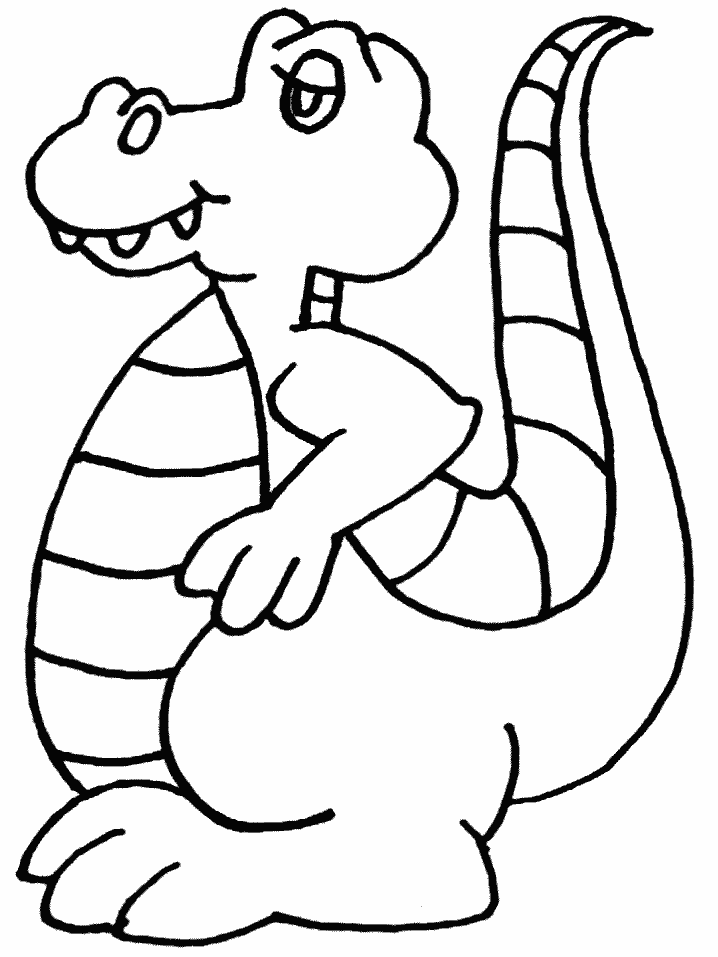 Alligator Printable Coloring Pages