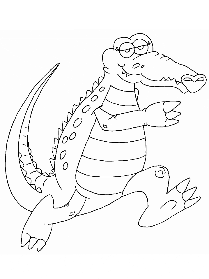 Alligator Printable Coloring Pages