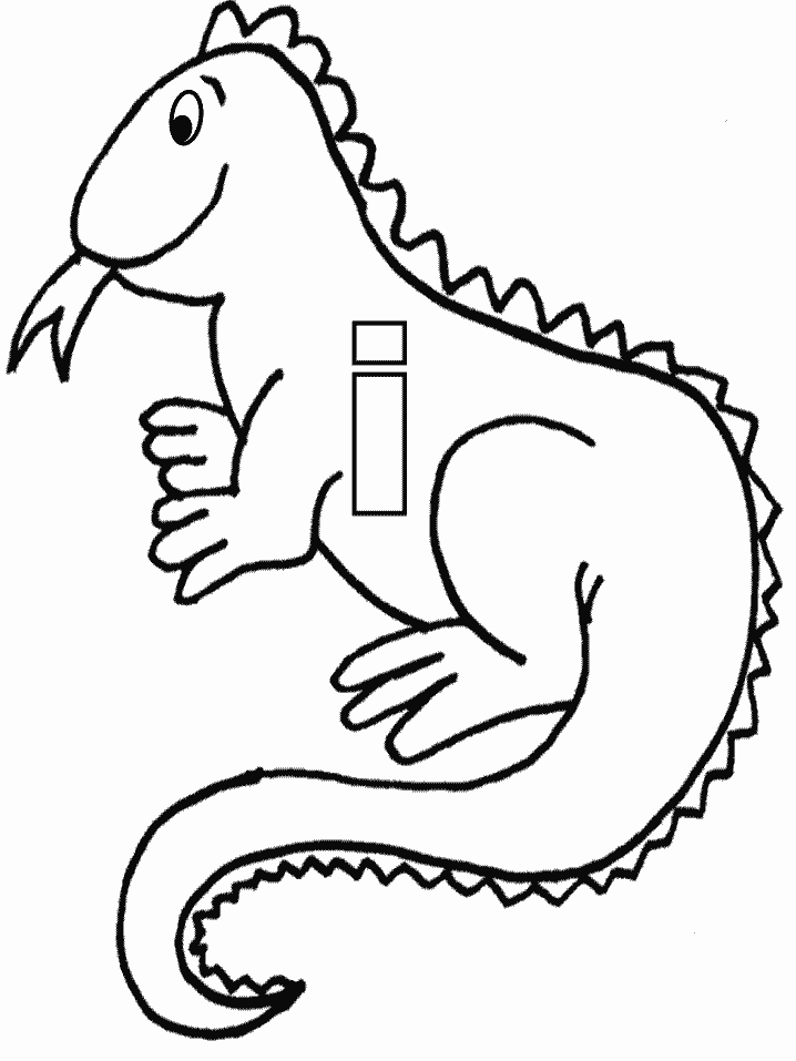 Alphabet # I Coloring Pages
