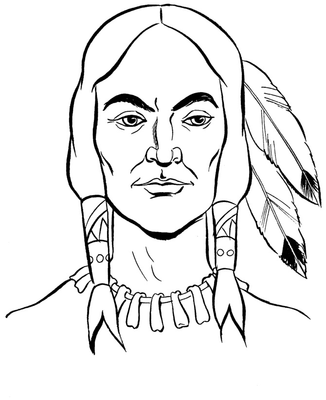 American Indian Coloring Pages