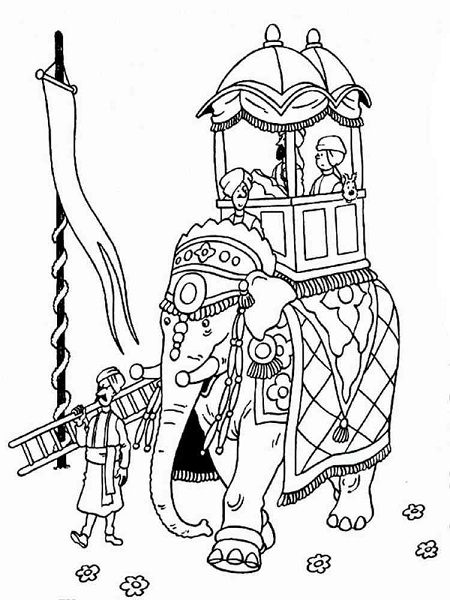 Ancient India Coloring Pages