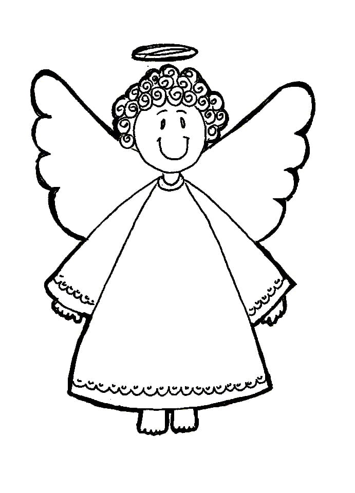 Angel Coloring Pages Printable