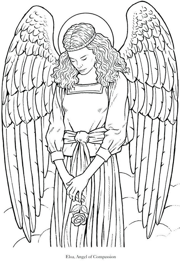 Angel Printable Coloring Pages