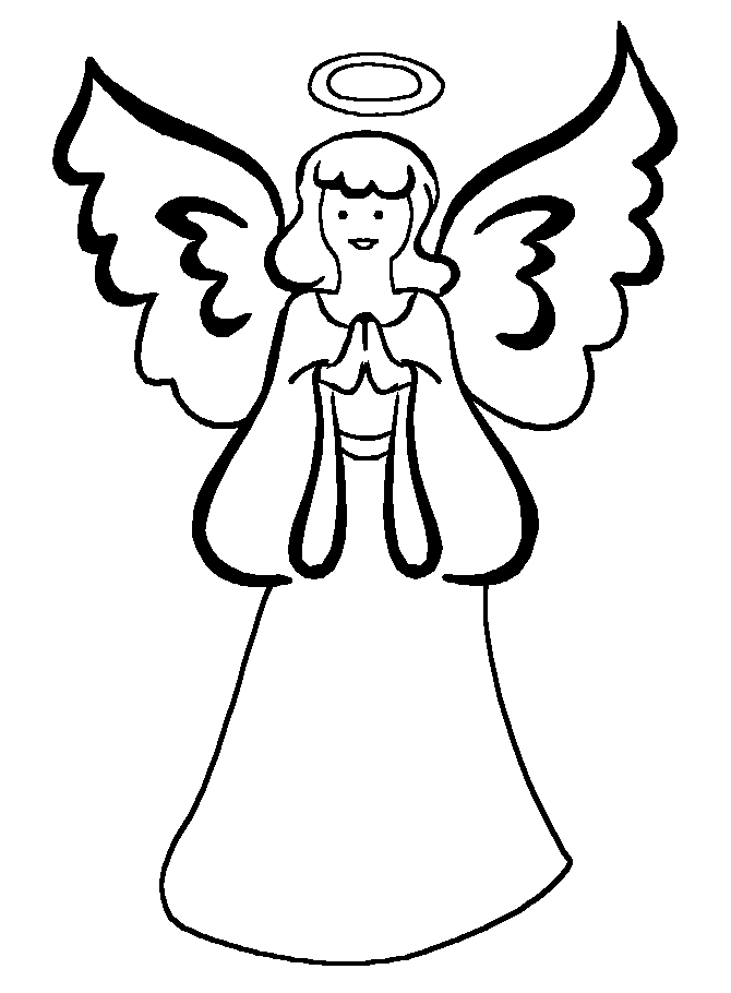 Free Angel Bible Coloring Pages