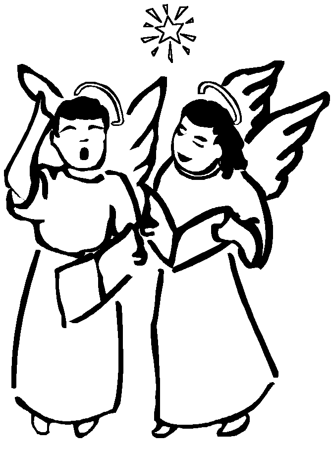 Free Angel Bible Coloring Page