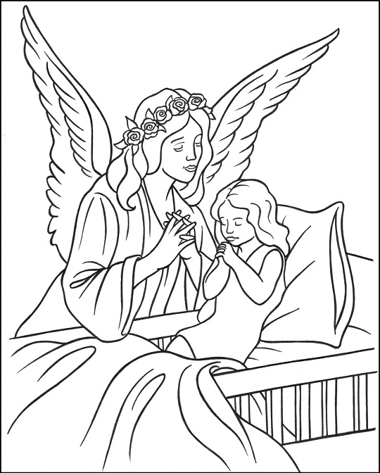 Angels Coloring Pages