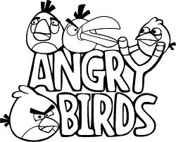 Angry Birds Coloring Page