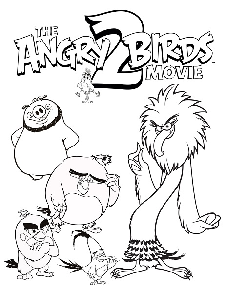 Angry Birds Movie 2 Coloring Pages