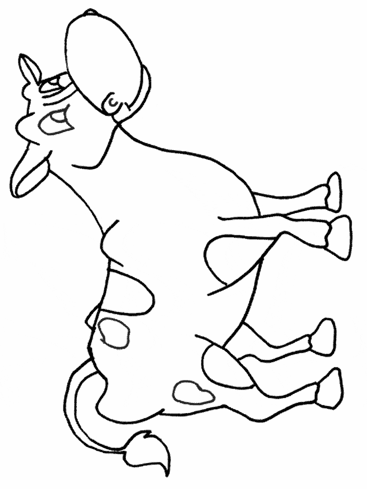 Cow Coloring Page