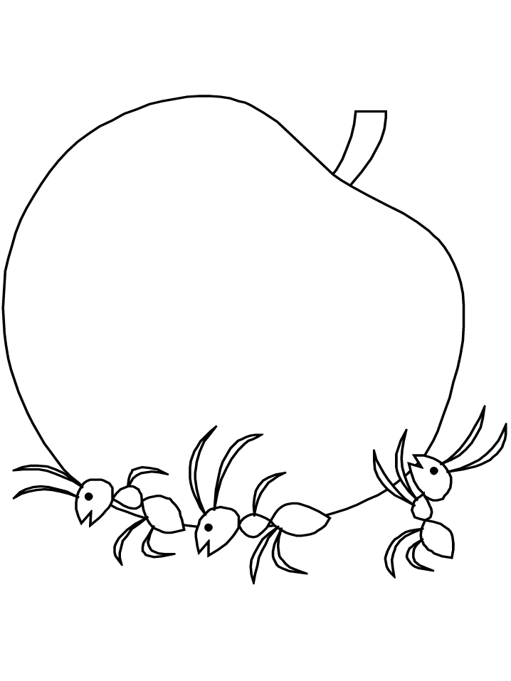 Free Coloring Pages Of Ants