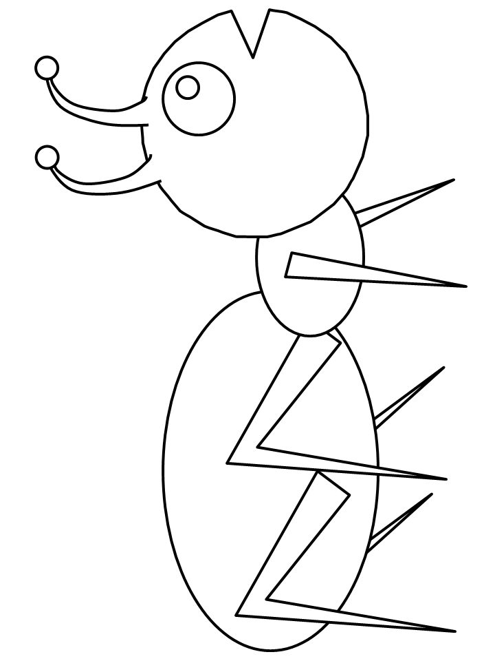 Coloring Pages of Ants
