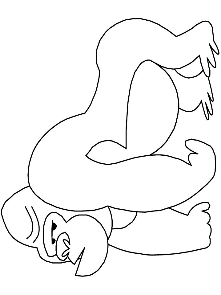 Ape Coloring Pages
