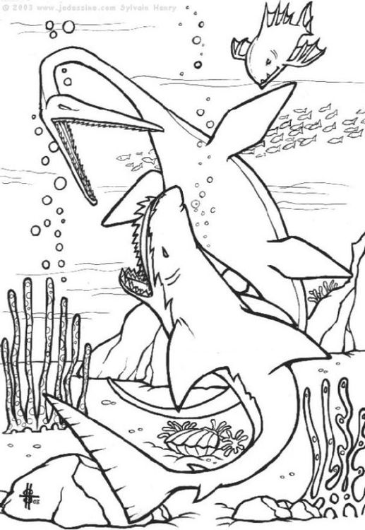 aquatic-dinosaur-coloring-pages