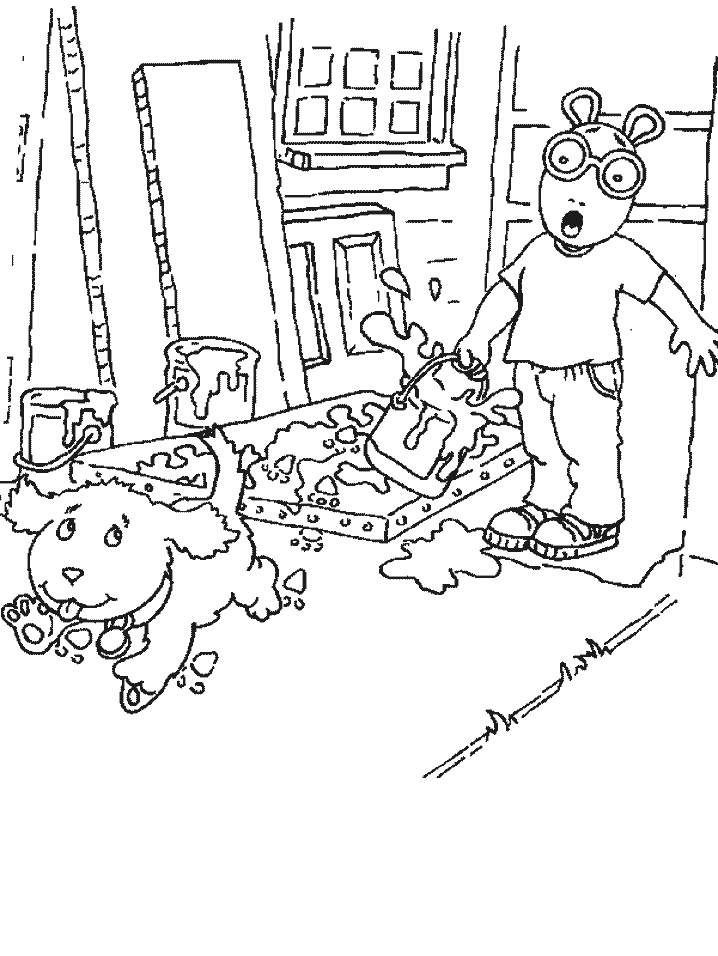 Arthur 15 Cartoons Coloring Pages