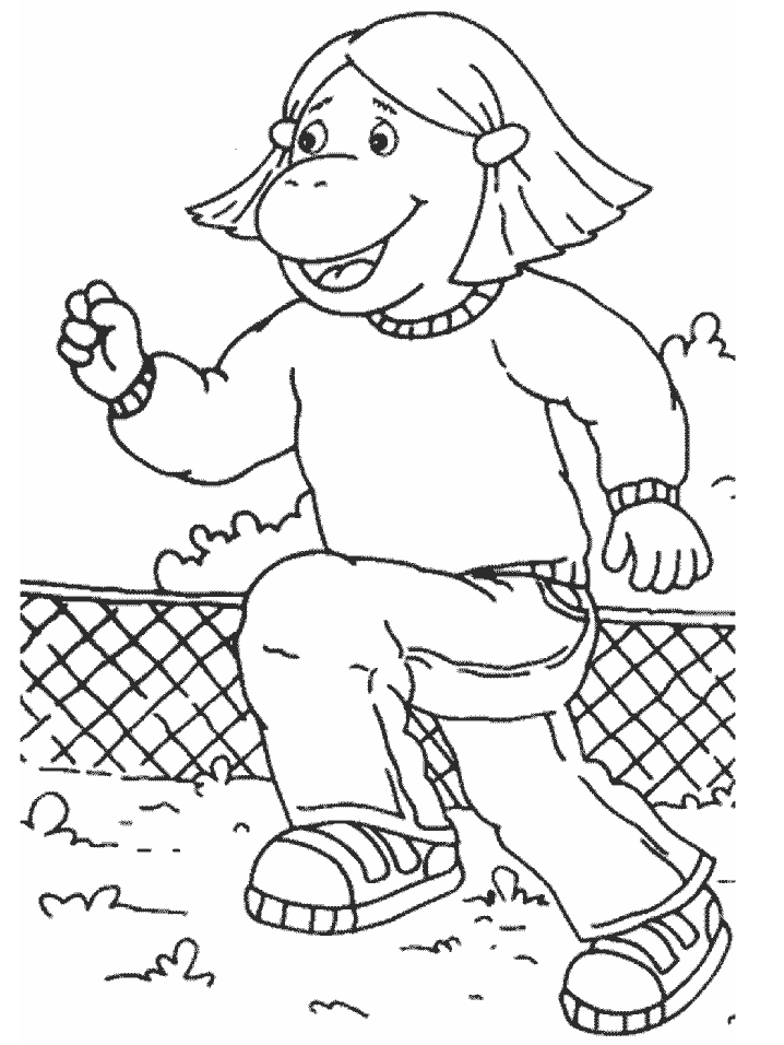 Arthur Cartoons Coloring Pages Printable Free