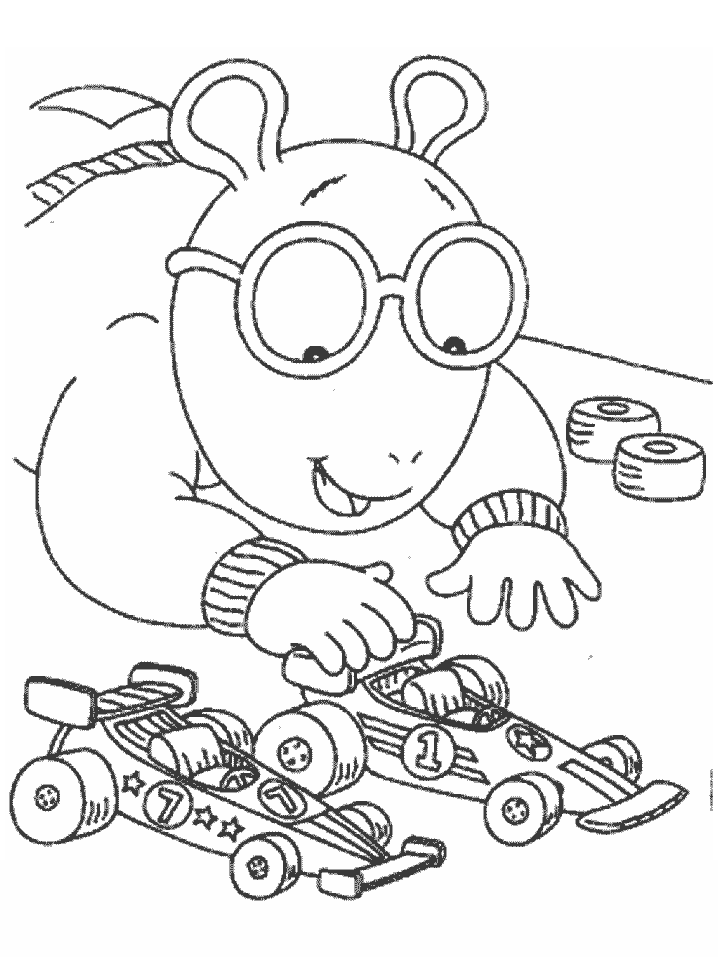 Printable Arthur Cartoons Coloring Pages