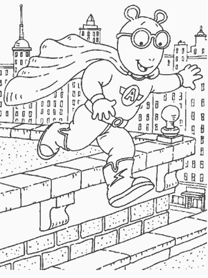Arthur 25 Cartoons Coloring Pages Coloring Page Book For Kids