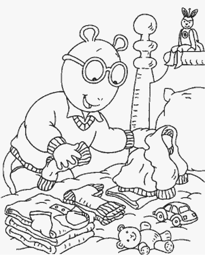 Arthur Cartoons Printable Free Coloring Pages