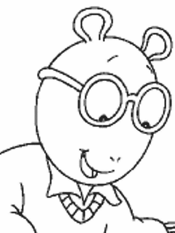 Arthur Cartoons Printable Free Coloring Page