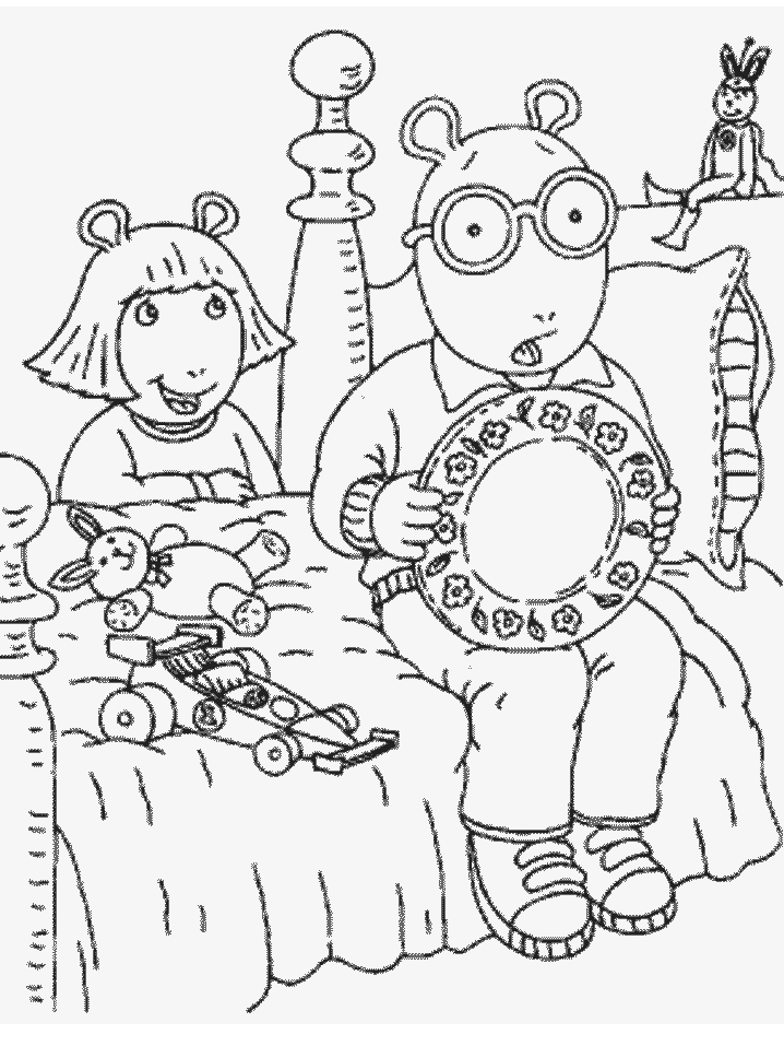 Arthur Cartoons For Kids Coloring Page