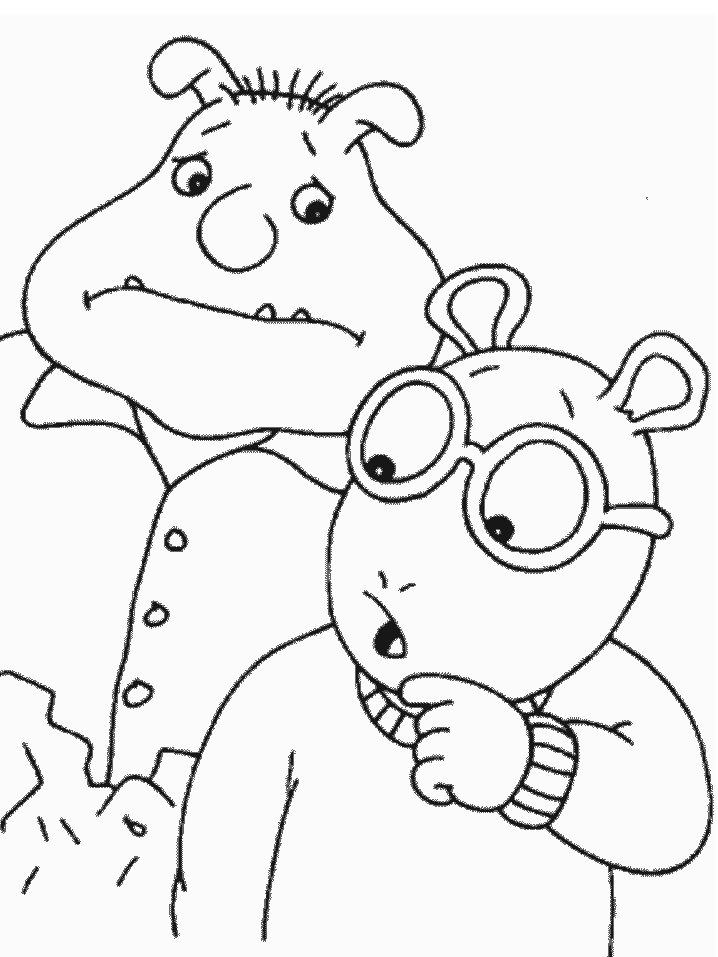 Arthur Cartoons Color Pages
